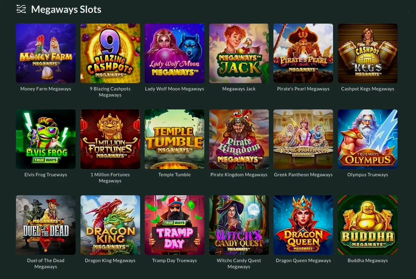 Zodiac Casino vstup hráče a herní lobby