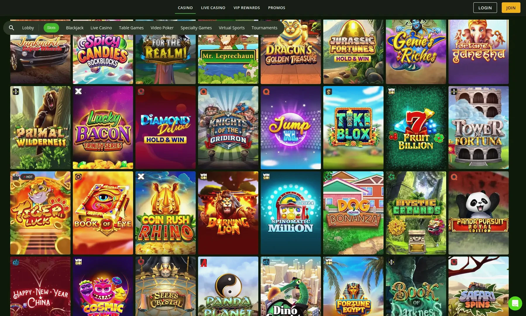 Mobilní rozhraní Zodiac Casino na smartphonu